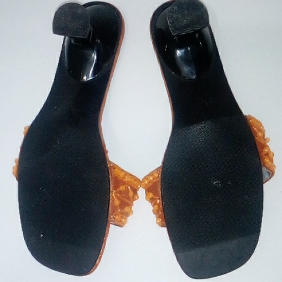 Lu & Natty orange heel sandals - Picture 8 of 8
